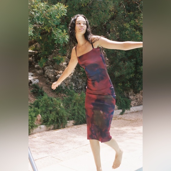 ZARA Bloggers Fav Tie Dye Dress - Picture 7 of 12